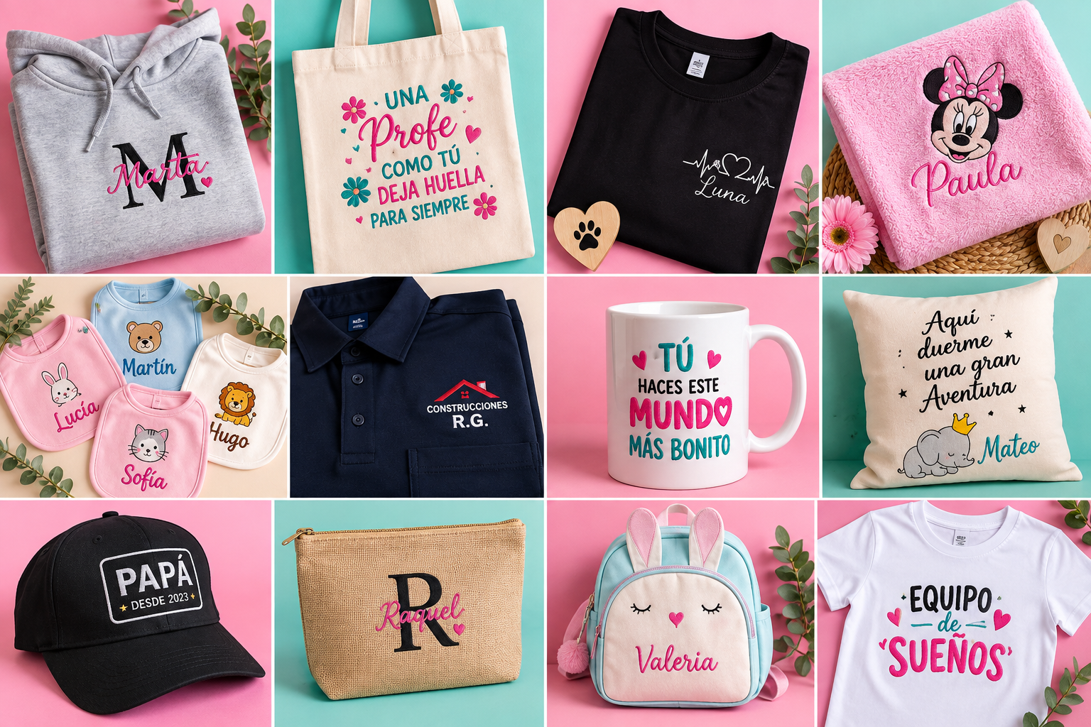 Regalos y prendas personalizadas